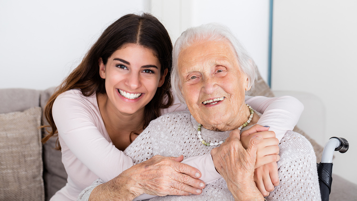 Carer Support Plan cover image of two women embracing