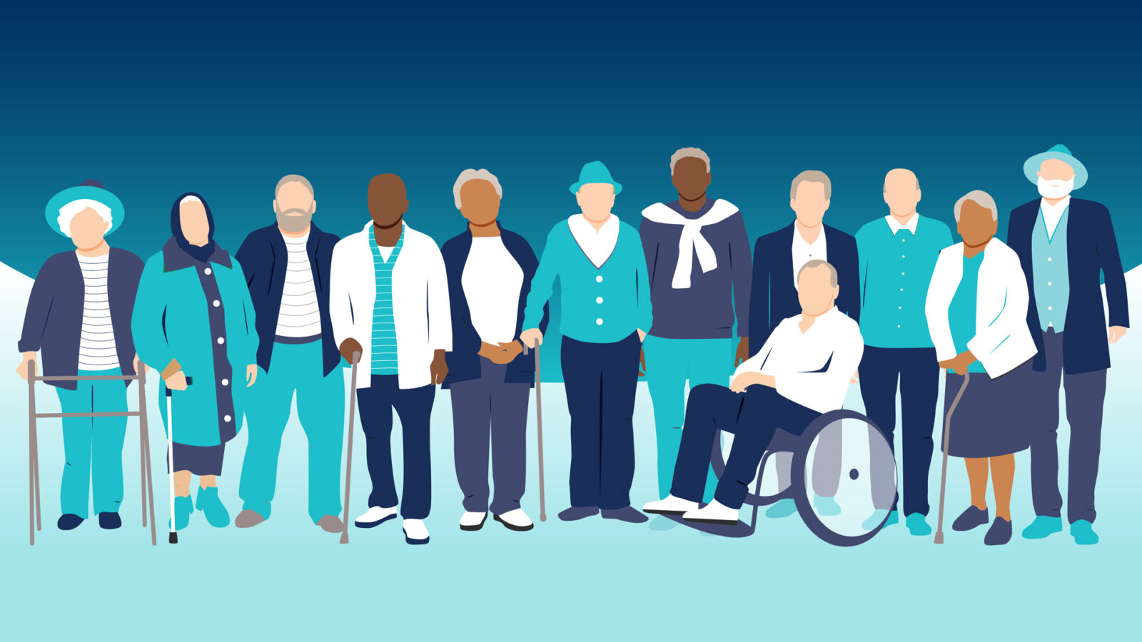 Image that represents older people and people with disabilities